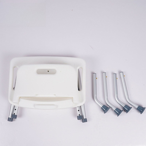 Sedia da bagno pieghevole in alluminio per anziani, sedia da doccia di sicurezza per donne in gravidanza, sedia da bagno pieghevole con schienale - Product Image 4