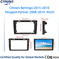 Citroën Berlingo 2015-2018 Peugeot Partner 2008-2019 GPS intégré Télécommande Stéréo Android Lecteur CD MP3 USB 1 an