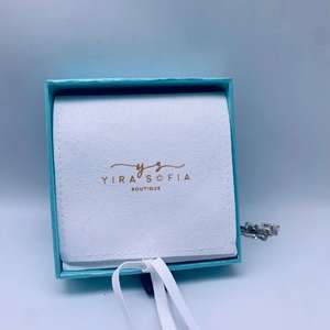 Luxury Custom Logo Microfiber Double Side Suede Gift Pouch for Necklace Earrings Deboss Print Jewelry Container - Product Image 1