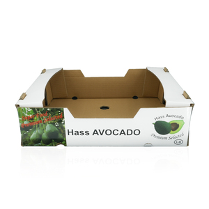 Boîte <span class=keywords><strong>en</strong></span> carton ondulé personnalisée avec logo, pour l'emballage des avocats, boîte d'expédition écologique laminée pour la vente au détail et <span class=keywords><strong>en</strong></span> gros <span class=keywords><strong>de</strong></span> fruits - Product Image 1