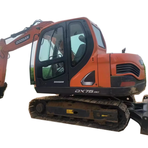 Import Original Used Doosan DX75 <b>Small</b> Excavator CE EPA OEM Certified High Hydraulic Efficiency Doosan Engine <b>Pump</b> - Product Image 1