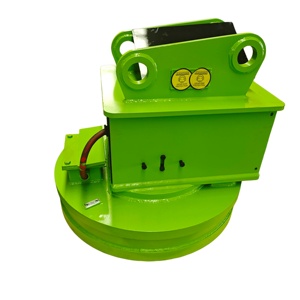 Aimant de levage hydraulique pour le nettoyage des chantiers de construction, la récupération des débris métalliques et des barres d'armature, manutention et recyclage des métaux hautement efficaces - Product Image 2