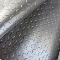 Feuille de sol en PVC à motifs diamantés à prix avantageux Tapis en vinyle antidérapant pour atelier ou remorque