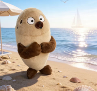 Peluche personnalisée en forme de phoque, jouet en peluche doux, animal marin, poupée mignonne, coussin en forme de phoque blanc pour enfants, cadeau et décoration d'intérieur