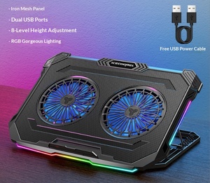 Base de refroidissement pour ordinateur portable Core Ice Zun RGB Série Compétition A9R en ABS, fabriquée en Chine, pour jeux, colorée - Product Image 6
