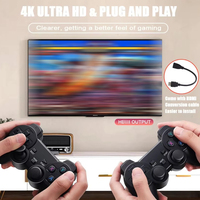 Vente en gros de la console de jeux GD10 X2 Plus, manettes sans fil 2.4G, prise en charge de plus de 40 émulateurs, console de jeux rétro 4K