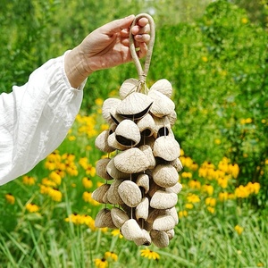 Wholesale Hand Crafted Long Mixed Fruit Shell Shaker <b>Wind</b> Chim Rattle Bell For Sound Therapy Hanging Home Bohemian Decor - Product Image 6