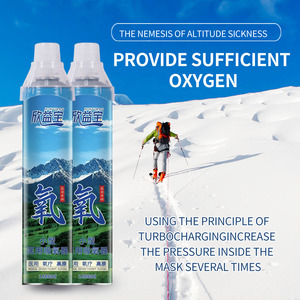 Xách tay 1400ml khuôn mặt nhỏ mặt nạ Oxy Canister Xi lanh khí sản phẩm - Product Image 3