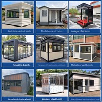 Toilettes mobiles de haute compatibilité fournies par le fabricant, unités sanitaires extérieures pour zones touristiques et campings, accessibles et personnalisables