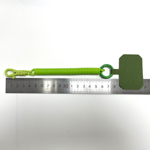 スプリングコイル付き盗難防止携帯電話チップキーホルダー金属クリップと接続パッチ付き紛失防止スプリングロープ携帯電話ストラップ - Product Image 4