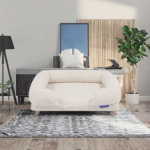 Luxus Plüsch Ortho pä disches Hunde bett Weiche Schwamm matratze Robustes Haustier kisten polster für mittelgroße Hunde Umwelt freundlicher wasch barer Seiden schaum - Product Image 3