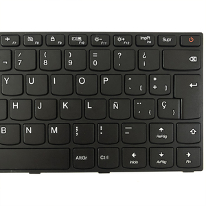 اللغة الإسبانية الكمبيوتر المحمول لوحة مفاتيح لأجهزة لينوفو Ideapad 110-14 110-14ISK الإطار الأسود SP تخطيط مع زر الطاقة - Product Image 6