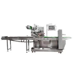 Machine d'emballage automatique multifonctionnelle pour pâtes alimentaires, tortilla, pain, emballage à flux