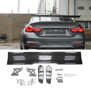 <strong>Carbon</strong> <strong>Fiber</strong> GTS Style Boot Lip Ducktail Rear Trunk Wing <strong>Spoiler</strong> for BMW F87 M2 F80 M3 F82 F83 M4 - Product Image 1