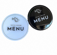 Étiquette intelligente NFC RFID 13,56 MHz en PVC étanche pour la commande de menus, les paiements et l'adhésion en restauration et hôtellerie