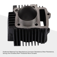 Kit Cylindre et Piston GOOFIT 52,4 mm avec Anneaux pour Moteur de Moto 110cc, Buggy, Quad, Dirt Bike, VTT, Go Kart