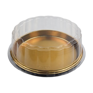 Disposable Round Plastic Cake Box
