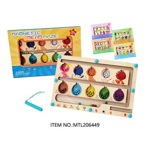 Bébé apprentissage lettre correspondant Ggame Montessori perle <span class=keywords><strong>Alphabet</strong></span> <span class=keywords><strong>labyrinthe</strong></span> jouet enfants jouets en bois - Product Image 4