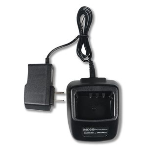 Chargeur KSC-35S avec <span class=keywords><strong>adaptateur</strong></span> secteur et chargeur de voiture DC 12V/24V compatible avec <span class=keywords><strong>Kenwood</strong></span> TK-2400 TK-3400 NX-1300 NX-1200 Radior - Product Image 5