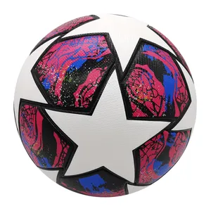 Hot selling PU soccer ball Chinese manufacturers sports products futbol official match training football Thermal bond custom