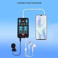 Carte son portable M10 pour ordinateur mobile, changeur de voix amusant, diffusion en direct de jeux, carte son pour ordinateur mobile