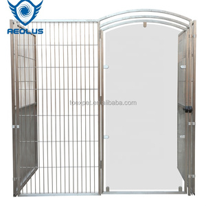 คอกสุนัขสัตว์เลี้ยง <span class=keywords><strong>PVC</strong></span> แบบมีช่องระบายน้ำออกแบบให้สุนัขสุนัขใช้ในระยะยาวแผงคอกสุนัขป้องกันสนิม