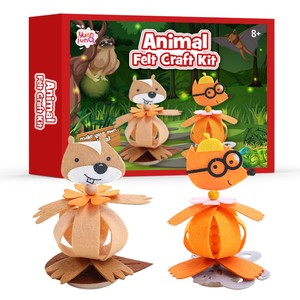 Beginner-Friendly DIY Sewing Craft Kit <b>Felt</b> Material to Create Custom Designs for Boys and Girls Sewing & Weaving Toys - Product Image 3