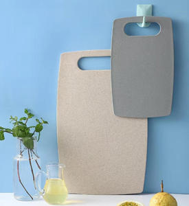 Wheat Straw Chopping Blocks 3 Pieces <strong>Customized</strong> Color PP Heat Resistant Kitchen Cutting <strong>Board</strong> with Holder Easy to Clean - Product Image 5