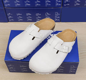 Туфли унисекс из натуральной кожи с пробковой подошвой - Product Image 2