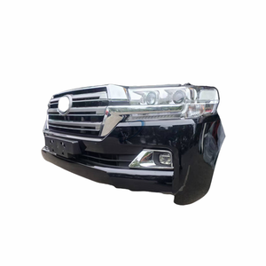 Conjunto de Parachoques Delantero Usado de Alta Calidad para Toyota <span class=keywords><strong>Land</strong></span> <span class=keywords><strong>Cruiser</strong></span> con Rejilla de Radiador, Amplificador Metálico y Faros - Product Image 3