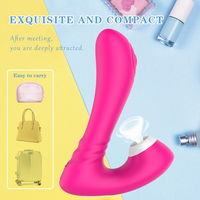 Kabelloser Ferngesteuerter Vibrator für Frauen G-Punkt Vaginal Nippel Klitoris Saugmassagegerät