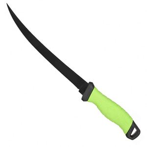 Cuchillo Portátil de Acero Inoxidable para Pescado, Herramienta Antiadherente para Cortar Carne, para Uso en Exteriores, Material Metálico - Product Image 1