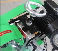 Lame de scie circulaire, dents gauche et droite, rectifieuse à engrenages CNC automatique, tête pivotante automatique, vitesse réglable, travail du bois ma