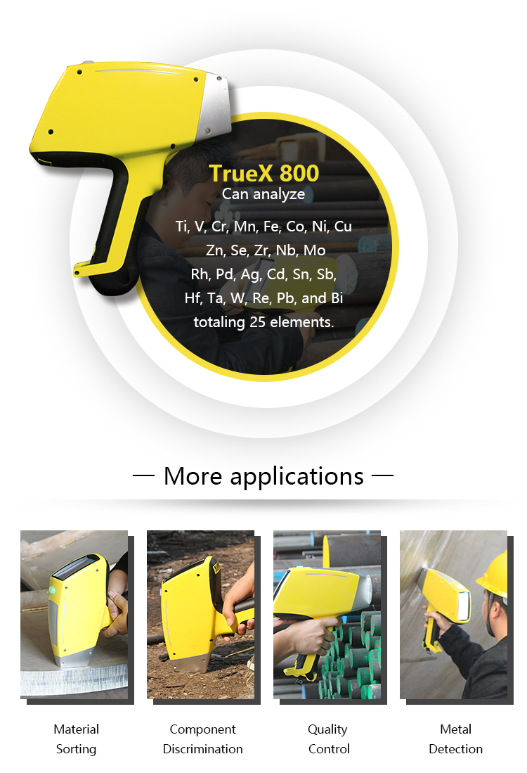 X3G800 Portable stainless steel xrf Analyzer