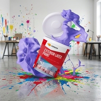 Peinture murale extérieure acrylique mate CINGOO haute durabilité, imperméable, résistante aux intempéries, protection solaire, application au pinceau, pour extérieur