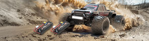 NOUVEAU MJX Hyper Go MJX 10208 Little <span class=keywords><strong>Monster</strong></span> 3S 4S Brushless 1/10 RC Véhicule tout-terrain à grande vitesse <span class=keywords><strong>Monster</strong></span> Truck R/C Car - Product Image 5