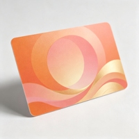 Carte cadeau RFID personnalisée en PVC avec impression couleur intégrale, illustration unique de style chinois, puce classique 1K, étanche