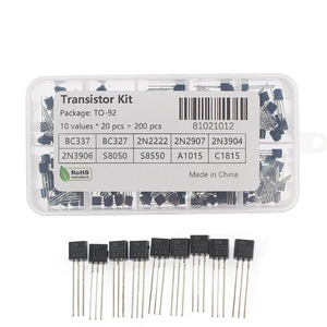 50-200ชิ้นชุดทรานซิสเตอร์สารพันถึง-92 2N2222 2N2907 2N3906 2N5401 2N5551 A1015 BC327 BC337 BC548 <span class=keywords><strong>BC549</strong></span> C1815 S8050 PNP NPN - Product Image 1