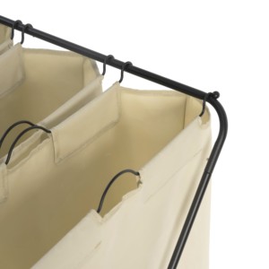 Có thể gập lại giặt <span class=keywords><strong>Hamper</strong></span> quần áo lưu trữ túi & Thùng ráp giỏ giặt với 3 ngăn - Product Image 4