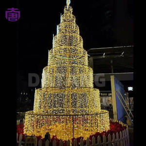 Outdoor IP65 Waterproof LED Christmas Tree Light <b>Wireless</b> <b>Control</b> Customizable Color for Urban Square Stores Festival - Product Image 2