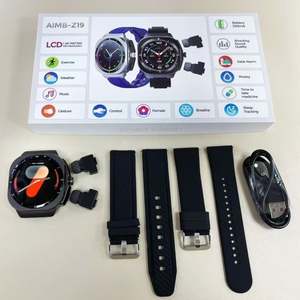 สมาร์ทวอทช์รุ่<span class=keywords><strong>น</strong></span>ใหม่ขายดี AIMB-Z19 รองรับการโทรผ่านบลูทูธ วัดอัตราการเต้<span class=keywords><strong>น</strong></span>ของหัวใจ หูฟังคู่ในตัว วัสดุไทเทเ<span class=keywords><strong>น</strong></span>ียมอัล<span class=keywords><strong>ล</strong></span>อยด์ 2 in 1 <span class=keywords><strong>น</strong></span>าฬิกาอัจฉริยะ TWS - Product Image 4