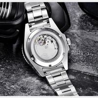 Reloj de Pulsera Mecánico PAGANI DESIGN 1651 de 40 mm, Reloj Automático de Marca de Primera Calidad, Acero Inoxidable, Resistente al Agua 100 m