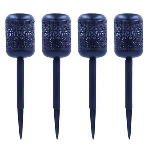 Lampe solaire 10 LED effet flamme, très populaire, pour extérieur, décorative, pour jardin, cour, à insérer dans le sol, pour pelouse - Product Image 2