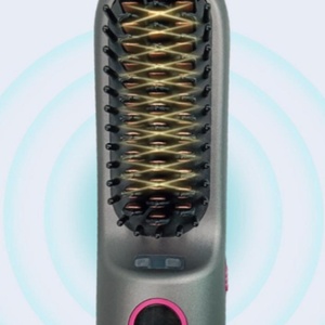<b>Wireless</b> Portable Cordless Hair <b>Straightener</b> Brush Comb with 9000mAh Battery - Product Image 6