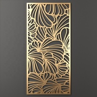 Clôture perforée en acier inoxydable, métal en aluminium découpé au Laser, respectueux de l'environnement, clôture de jardin de 3mm, treillis et portes