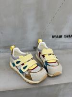 Chaussures à pain velcro originales Baskets épaisses Plate-forme Hauteur augmentant la maille en cuir OEM ODM