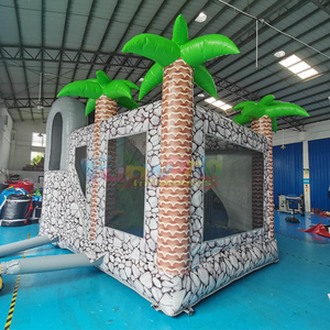 Outdoor commerical inflable bounce house parc de dinosaures inflatable dinosaur bouncy castle - Product Image 3