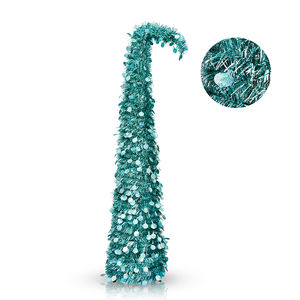 Árbol de Navidad Colorido de 1.5 m Más Vendido con Decoraciones de Círculos Pequeños Láser para Exhibición en Ventanas, Venta Directa de Fábrica - Product Image 1