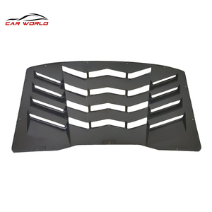Car Rear <b>Window</b> Louvers <b>Cover</b> for 2016 2017 Auto Black Back <b>Window</b> Fit 2018 Exterior Parts - Product Image 3