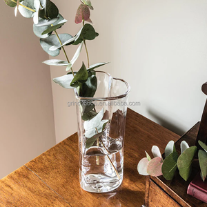 2025 thủy tinh highgate nụ tim bình thủy tinh hình trái tim bình cho hoa thủy tinh trái tim hoa bình - Product Image 3